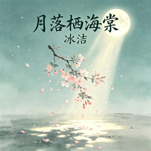 月落栖海棠
